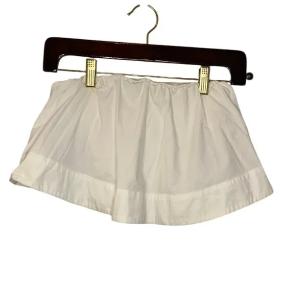 Wilfred white Bonaventure strapless cropped top size S - Picture 2 of 5